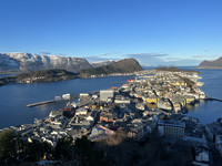 Blick auf die Stadt Ålesund