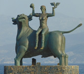 Europa Statue in Agios Nikolaos