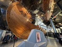 Schiff im Museum Sagastad