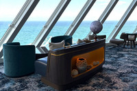 Mein Schiff Relax, Sitzmöglichkeit in der Captains bar
