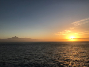 Sonnenaufgang über Teneriffa